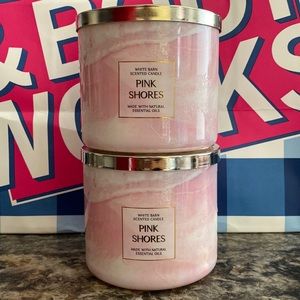 Bath & Body Works 3-Wick candles Pink Shores